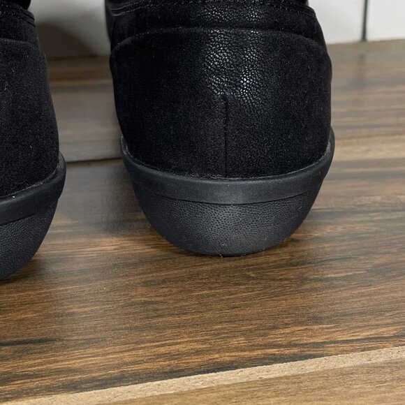 Clarks Ayla Band Womens Size 10 Shoes Black Cloudsteppers Comfort Slip On - Picture 5 of 15